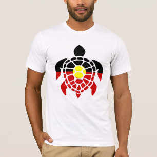 Camiseta Tartaruga Marinha Aborígene Australiana