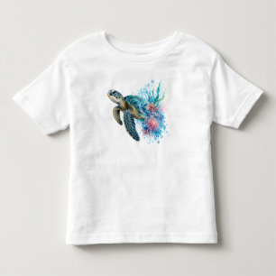 Camiseta Tartaruga Marinha Aquarela PNG Design Costeiro Oce