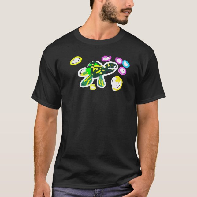 Camiseta Tartaruga marinha brinca  (Frente)