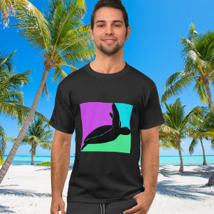 Camiseta Tartaruga Marinha Colorido Pop Art Masculino