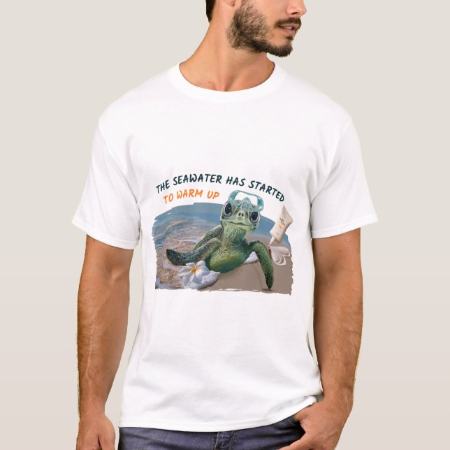 Camiseta Tartaruga Marinha de Verão (Frente)