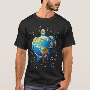 Camiseta Tartaruga Marinha Dia da Terra Ambiental Ecológico