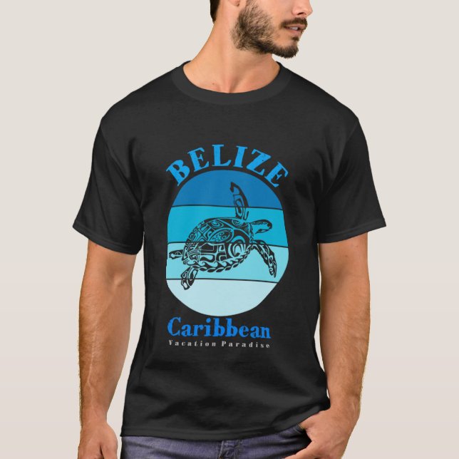 Camiseta Tartaruga Marinha Oceano Belize (Frente)