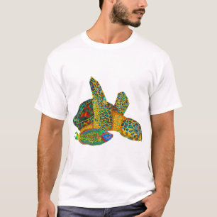 Camiseta Tartaruga Marinha Opala Negra