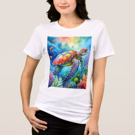 Camiseta Tartaruga Marinha Pintada