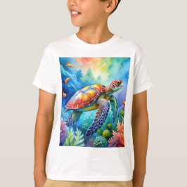 Camiseta Tartaruga Marinha Pintada