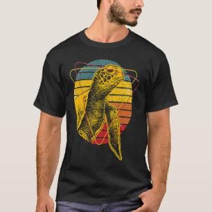 Camiseta Tartaruga marinha Réptil Ocean Sea Colorida 2