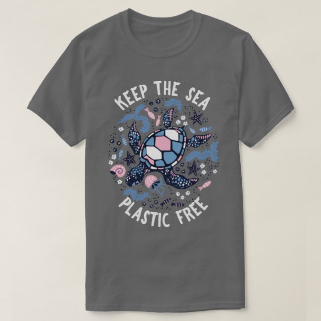 Camiseta Tartaruga Marítima Direitos dos Animais Presente T (Frente do Design)