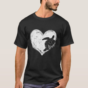 Camiseta Tartaruga Nadadora Marinha Biologia Para Homens