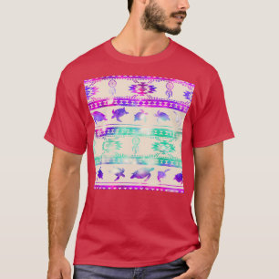 Camiseta Tartaruga Nativa Americana Galáxica