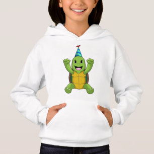 Camiseta Tartaruga no Aniversário com chapéu do Partido