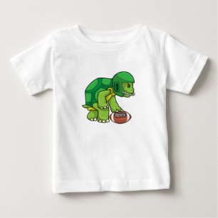 Camiseta Tartaruga no Esporte com Futebol e Capacete