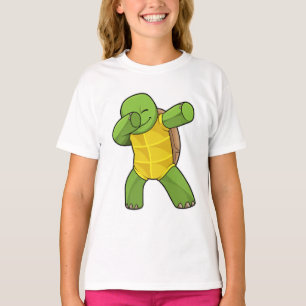 Camiseta Tartaruga no laboratório de dança de salto