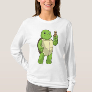 Camiseta Tartaruga no xadrez com peão de xadrez