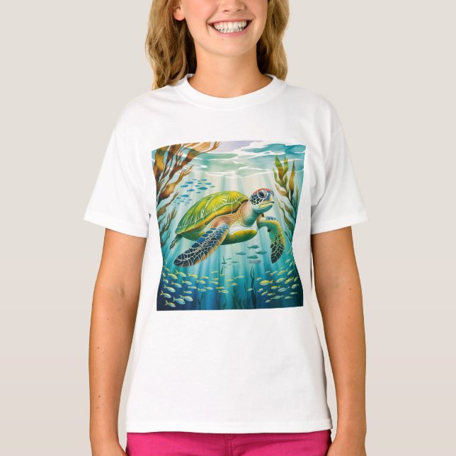 Camiseta Tartaruga Pintada (Frente)