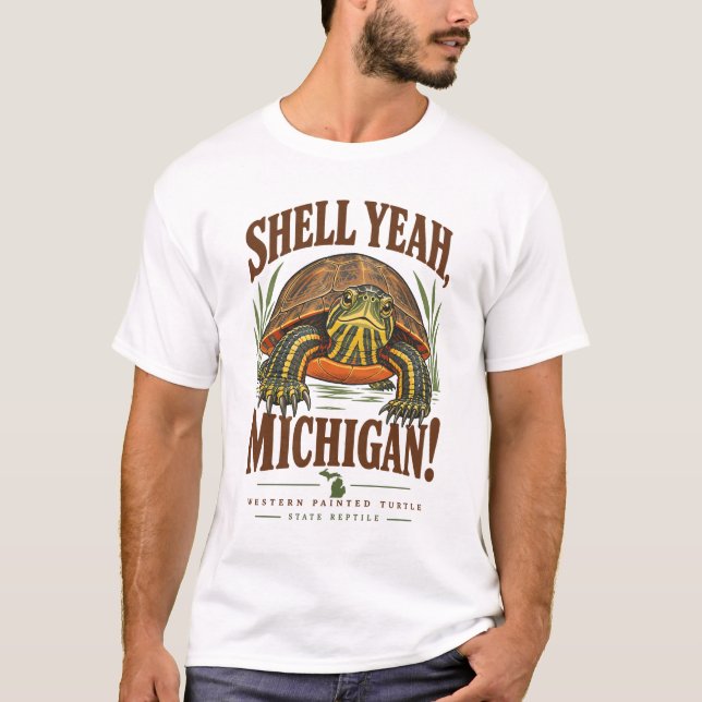 Camiseta Tartaruga Pintada Sim MI (Frente)