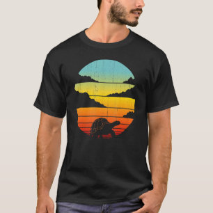 Camiseta Tartaruga Retro Estilo Vintage 60s 70s Homens Mulh