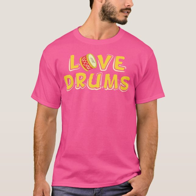 Camiseta Tartaruga selvagem. Ame Drums (Frente)