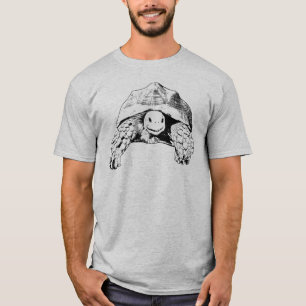 Camiseta Tartaruga Spurred africana da tartaruga de Sulcata