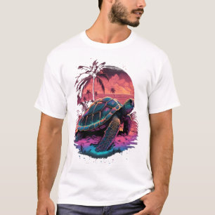 Camiseta Tartaruga Tartarugas Marinhas Havaianas Praia Pôr 