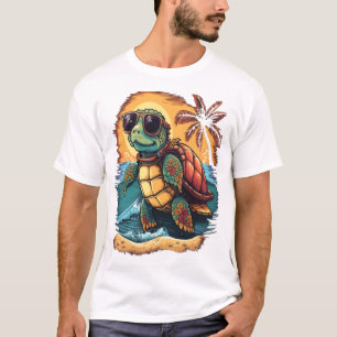 Camiseta Tartaruga Tartarugas Marinhas Havaianas Praia Trop