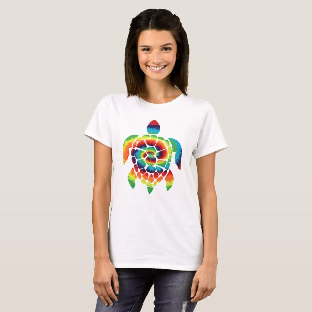 Camiseta Tartaruga Tie Dye (Frente Completa)