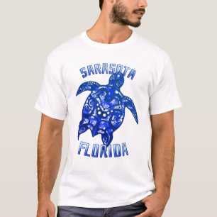 Camiseta Tartaruga Tribal de Flórida Sarasota Flórida