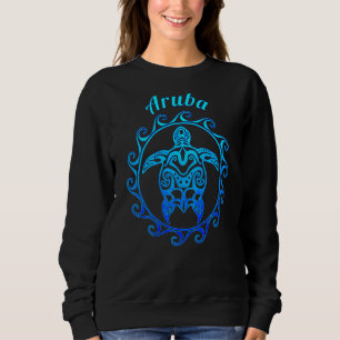 Camiseta Tartaruga Tribal do Oceano Azul