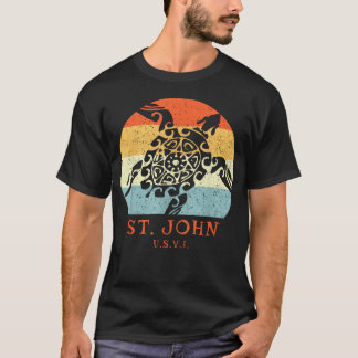 Camiseta Tartaruga Tribal Vintage Retro St John Usvi