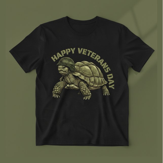 Camiseta Tartaruga Veterano Antigo (Criador carregado)