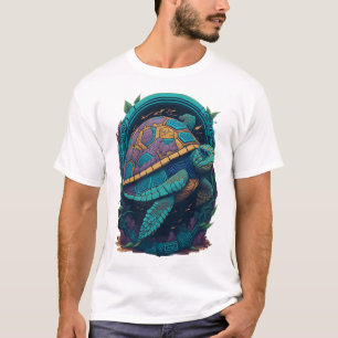 Camiseta Tartaruga Vida Marinha Tartarugas Água Tortoise