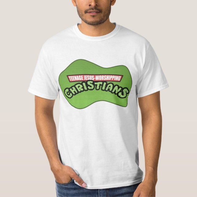 Camiseta Tartarugas adolescentes TNMT dos cristãos (Frente)
