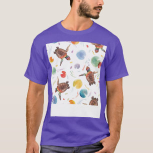 Camiseta Tartarugas Coloridas