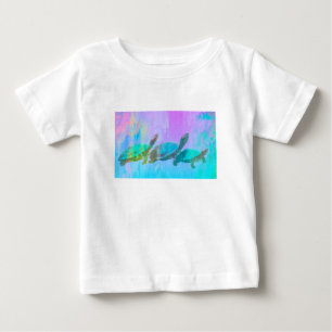 Camiseta tartarugas de neon