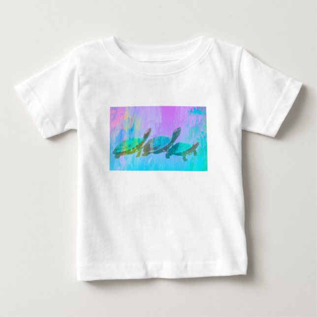 Camiseta tartarugas de neon (Frente)