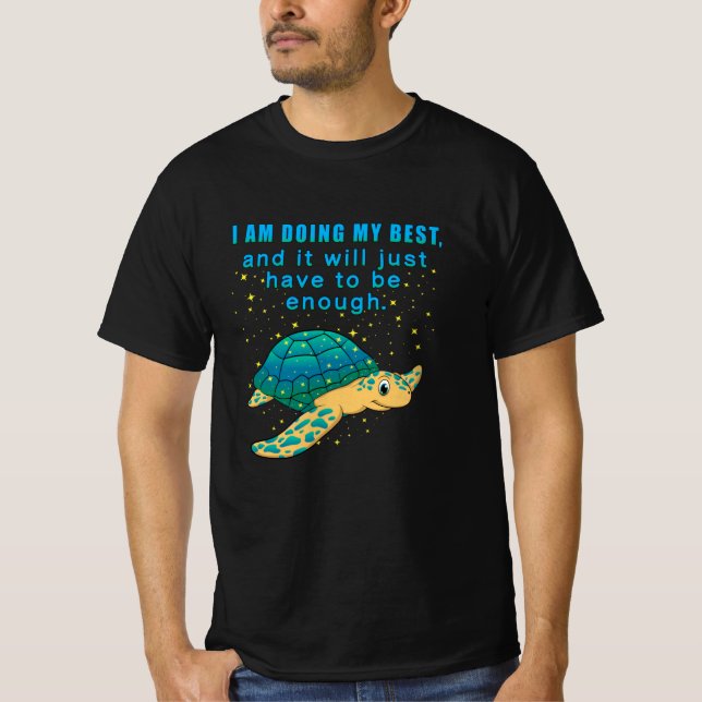 Camiseta Tartarugas do mar Sealife Ocean Animal Dotado Idei (Frente)