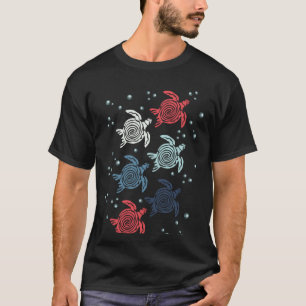 Camiseta Tartarugas do mar Tartaruga Retro Tartaruga 1