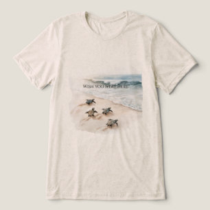 Camiseta Tartarugas Marinhas Costa Praia Oceano