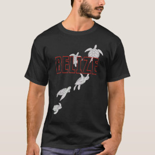 Camiseta Tartarugas Marinhas Incríveis em Belize Mergulho c