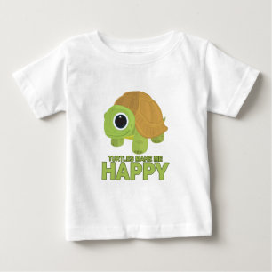 Camiseta Tartarugas Me Fazem Feliz