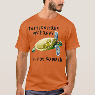 Camiseta Tartarugas me fazem feliz