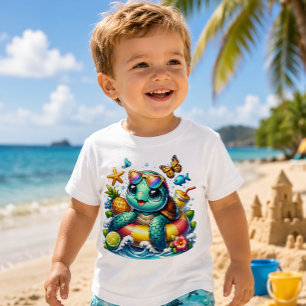 Camiseta Tartaruguinha está flutuando com estilo neste verã