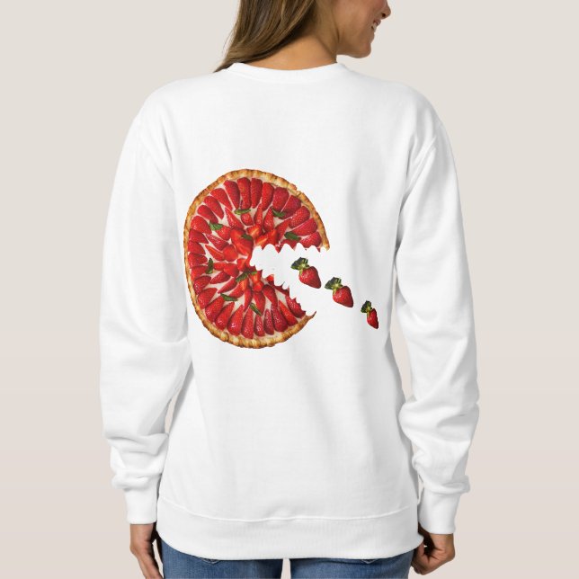 Camiseta tarte sablée de morango (Verso)