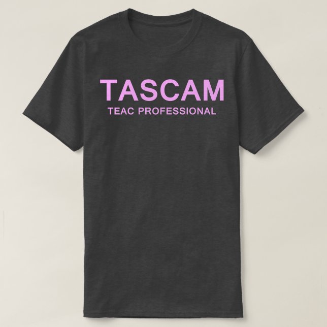 Camiseta Tascam Rosa (Frente do Design)