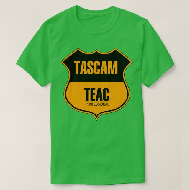 Camiseta Tascam Teac Professional (Frente do Design)