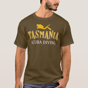 Camiseta Tasmânia Scuba Merging Diver