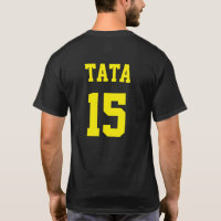 Tata Sérvio Pai Amarelo Jersey Número 15