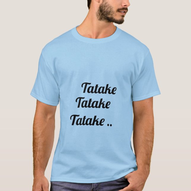 Camiseta Tatake eren yeager não ataca titã (Frente)