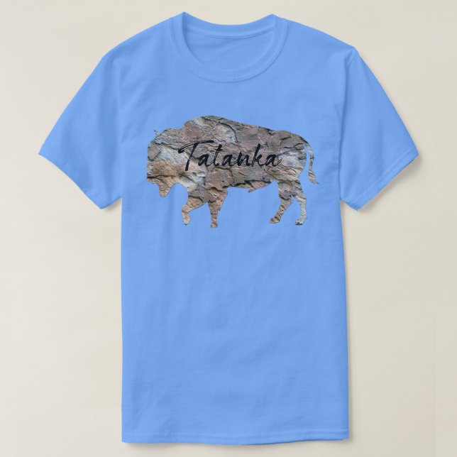Camiseta Tatanka Rock Duro Buffalo Bison (Frente do Design)