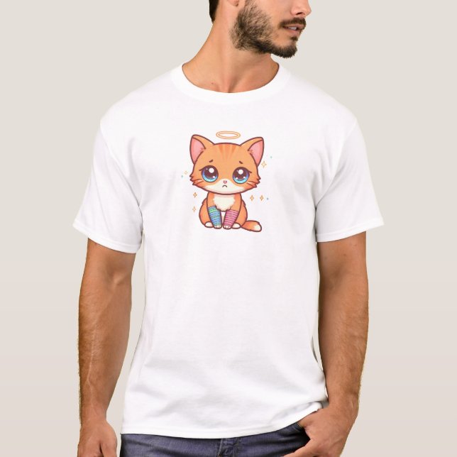 Camiseta Tater Tot "Bonkers" Kitten - Grumpy Tribut Catart (Frente)